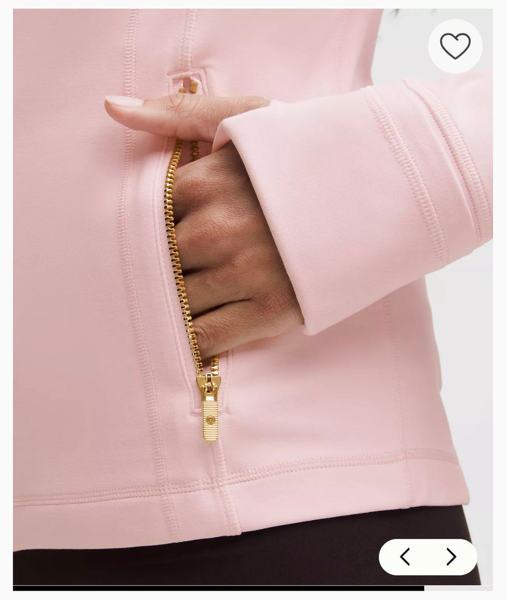 Lululemon Define Jacket Nulu Blissful Pink
