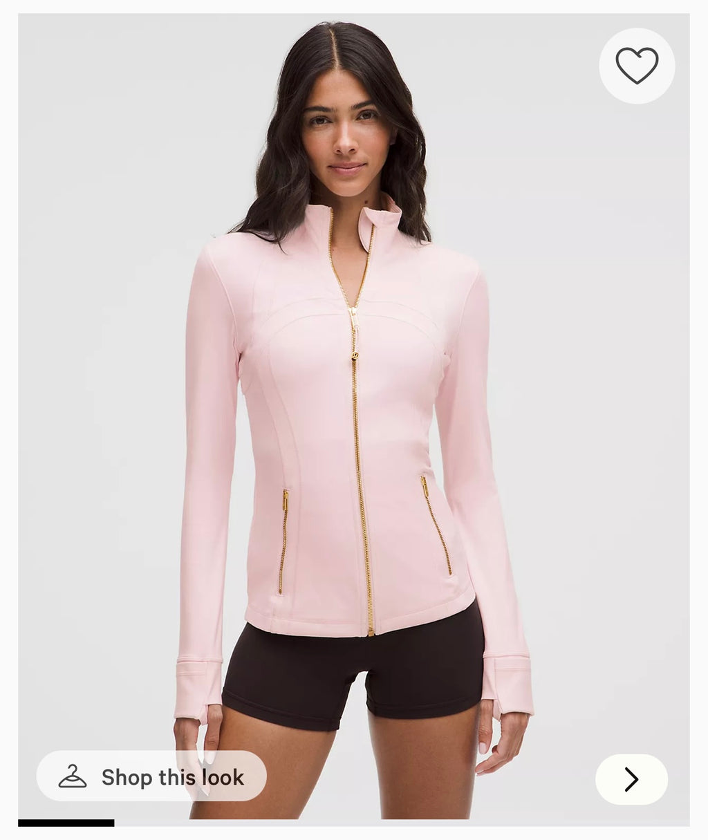 Lululemon Define Jacket Nulu Blissful Pink