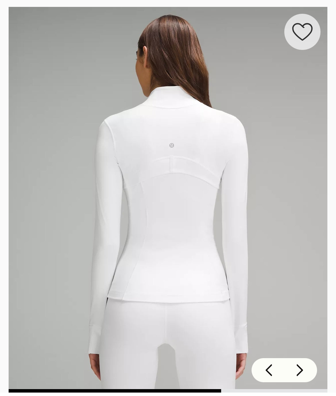 Lululemon Define Jacket Nulu White