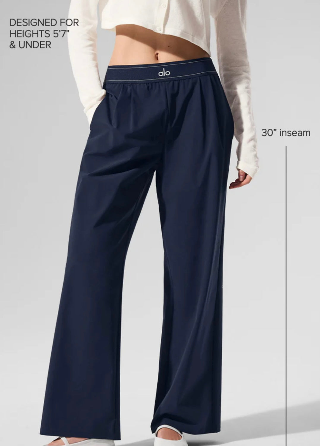 alo Suit Up Trouser Navy